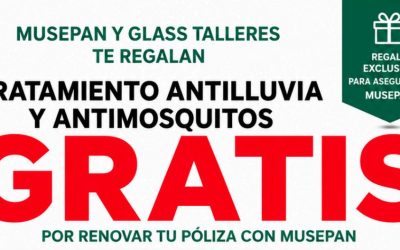 Tratamiento Antilluvia y Antimosquitos GRATIS al renovar tu póliza con Musepan